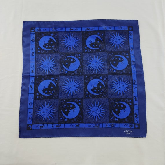 Vintage Lanvin Silk Handkerchief
