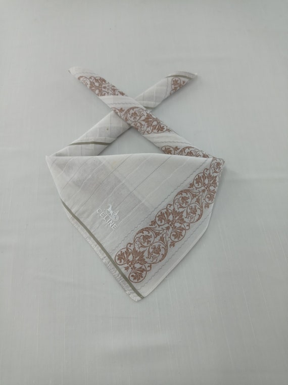 Vintage Celine Neckerchief/Handkerchief/Bandana