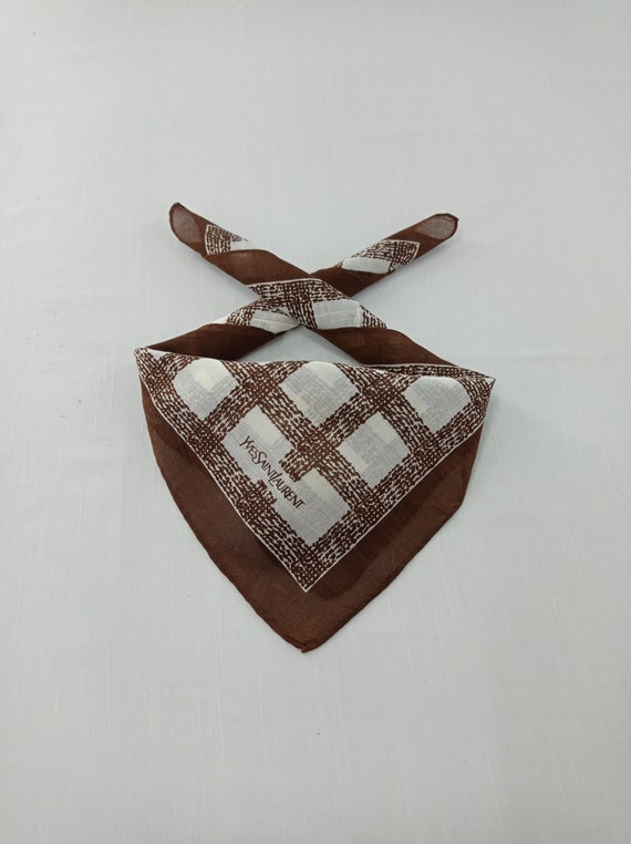 Vintage Yves Saint Laurent Neckerchief/Handkerchie