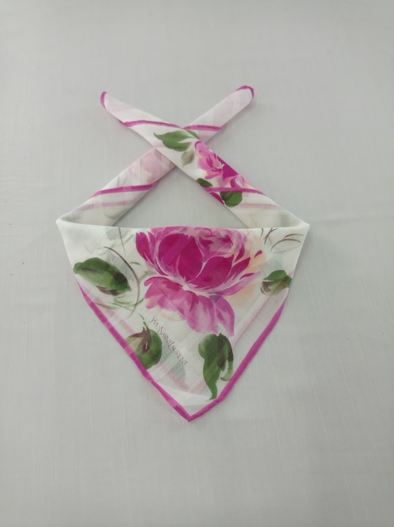 Vintage Yves Saint Laurent Neckerchief/Handkerchie