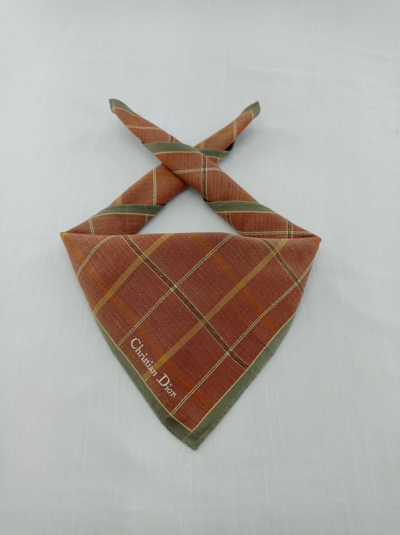 Vintage Christian Diorl Neckerchief/Handkerchief/B