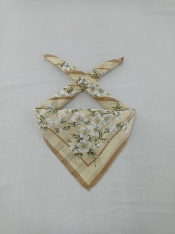 Vintage Valentino Neckerchief/Handkerchief/Bandana