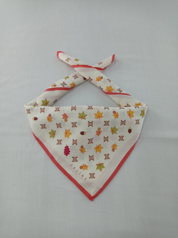 Vintage Celine Neckerchief/Handkerchief/Bandana