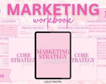 Manual de estrategia de marketing: descarga digital // Guía práctica para principiantes sobre cómo iniciar un negocio