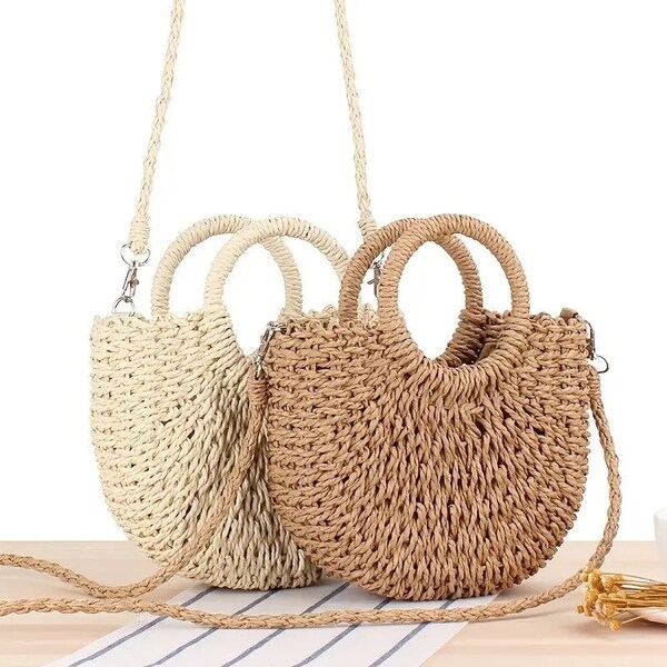 Straw Handbag - Etsy