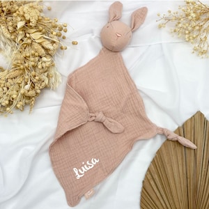 Baby gifts birth, comfort blanket personalized, comfort blanket personalized bunny, gift birth, cuddly toy personalized