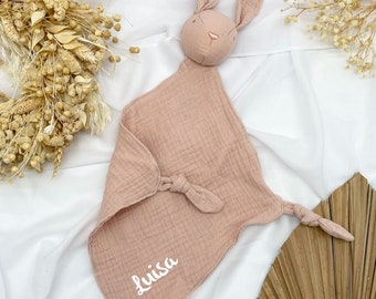 Regali bimbo nascita, copertina comfort personalizzata, copertina comfort personalizzata coniglietto, regalo nascita, peluche personalizzato