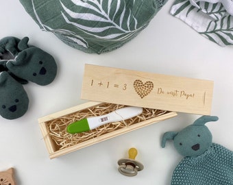 Pregnancy announcement, you will be a dad 1+1= 3 surprise, Kidslino