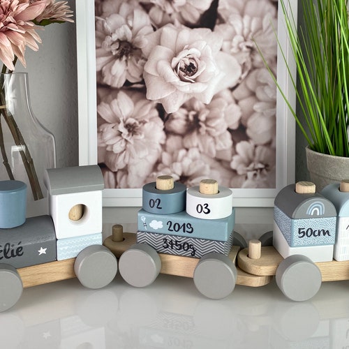 Wooden Railway Train With Plugin Forms Adventure Etsy