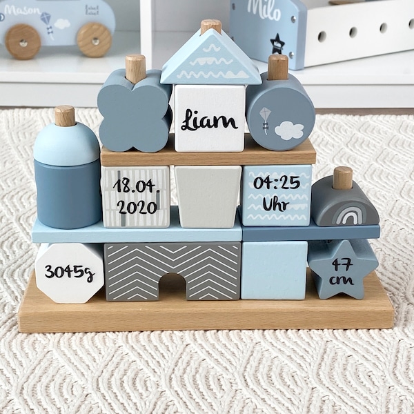 Personalized gifts baby, gifts birth boy, plug-in game house, gifts for the birth boy, Easter gift baby