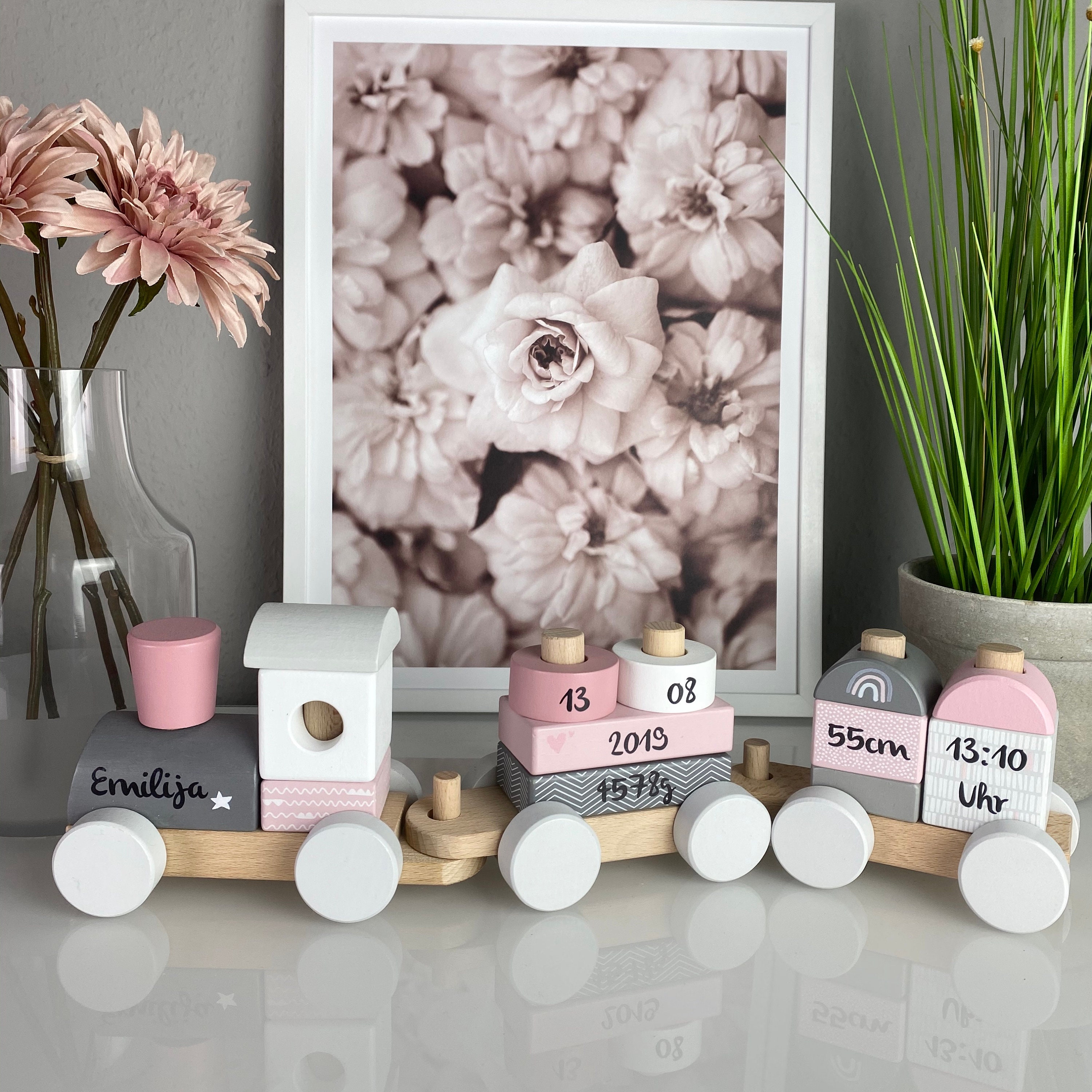 Geschenk Geburt Eisenbahn personalisiertes Babygeschenk | Etsy