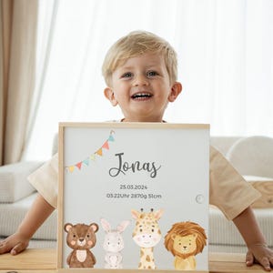 Memory box for birth, gift birth, memory box with name, memory box baby, memory box baby, birth gift,