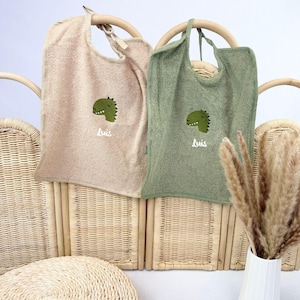 Baby bibs, bibs, terry cloth bibs, bibs with names, baby gifts, personalized baby gifts, birth gifts, Trixie