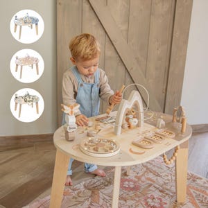 Gift 1st birthday, play table baby personalized, baby gifts birth gift, Christmas gift children