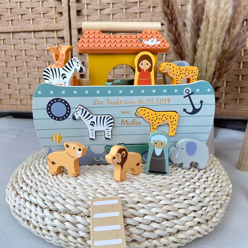 Baptism gift Noah's Ark gift baptism extraordinary baptism gift image 10