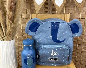 Children's backpack with name, kindergarten backpack personalized, Christmas gift, Trixie children's backpack, daycare backpack cat