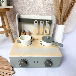 Kinderküche Holz klappbar, Spielküche personalisiert, Gescheke zum 1 Geburtstag, Geburtstagsgeschenke Kinder, Geschenk 1 Geburtstag
