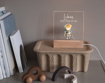 Night light baby, knight, night light personalized, baby gift birth, gift for birth
