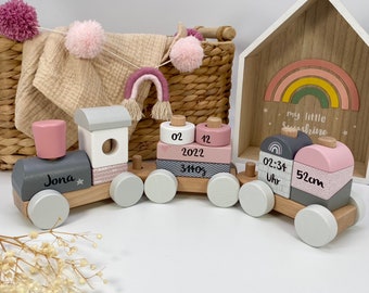 Birth gift Baby gift personalized Personalized gift Baby Wooden toy Baby