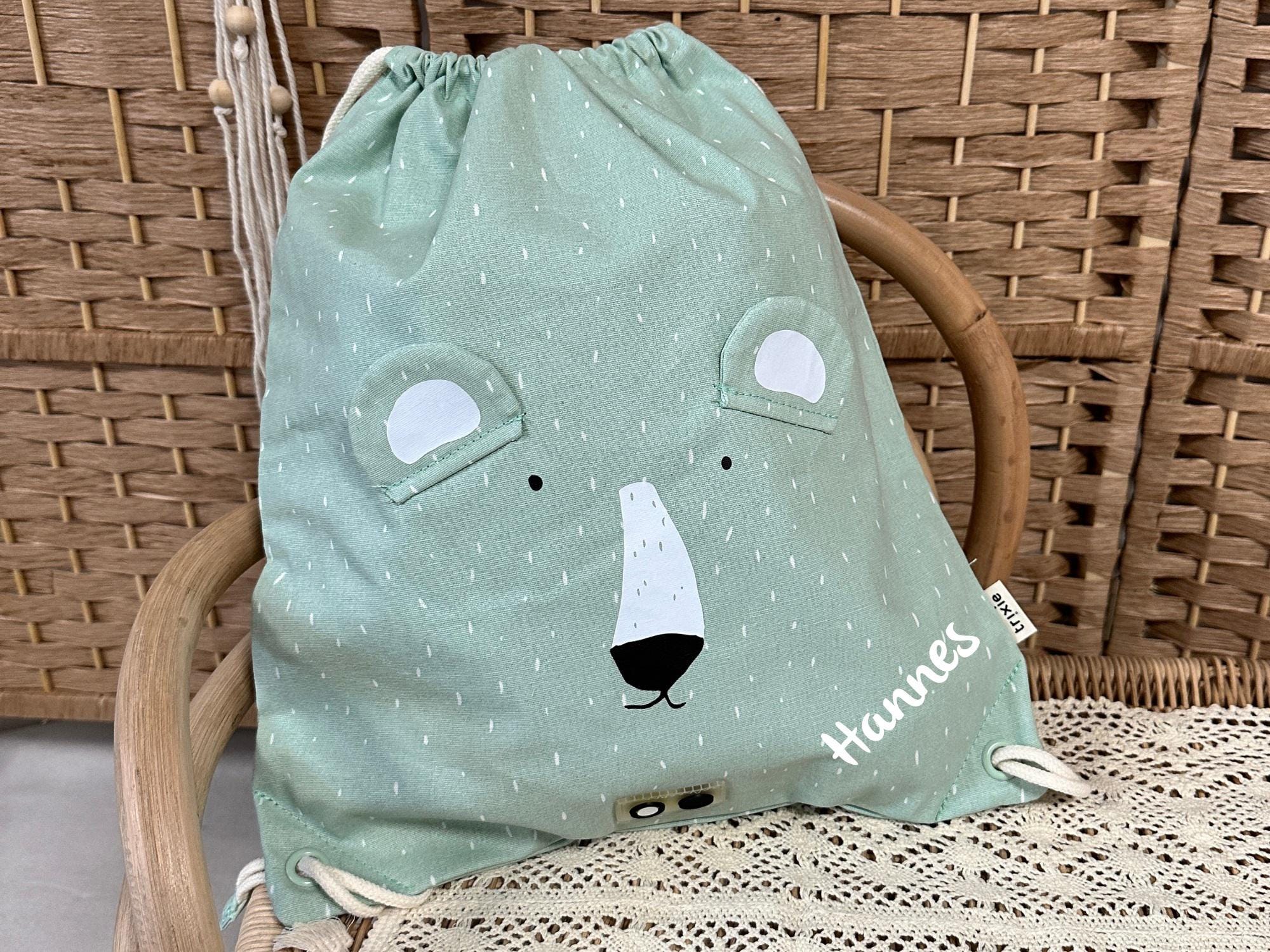 Sac de sport enfant personnalisé ours polaire, sac de sport enfant, sac de sport maternelle, sac de sport, sac de sport, sac de sport