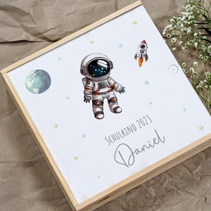 School enrollment gift, memory box school enrollment astronaut, school enrollment gift, school child, back to school gift, enrollment 2025