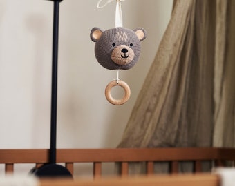 Boîte à musique bébé ours, boîte à musique personnalisée, cadeau bébé avec nom, boîte à musique bébé, somnifère bébé, cadeau bébé fille