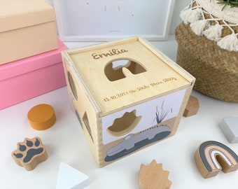 Personalized baby gift, shape tryco, baby gift, personalisable