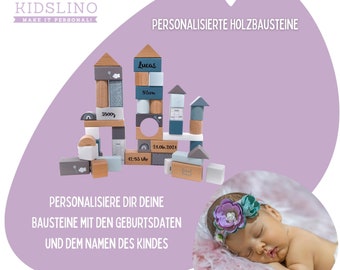 Juego De Pegar Casa Rosa Estampado I Regalo Personalizable Para Niña I Juguete De Madera Hecho