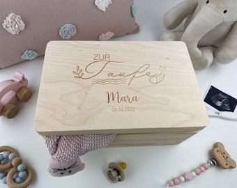 Christening gift, christening present, christening keepsake box – For the christening, christening gift for godchild