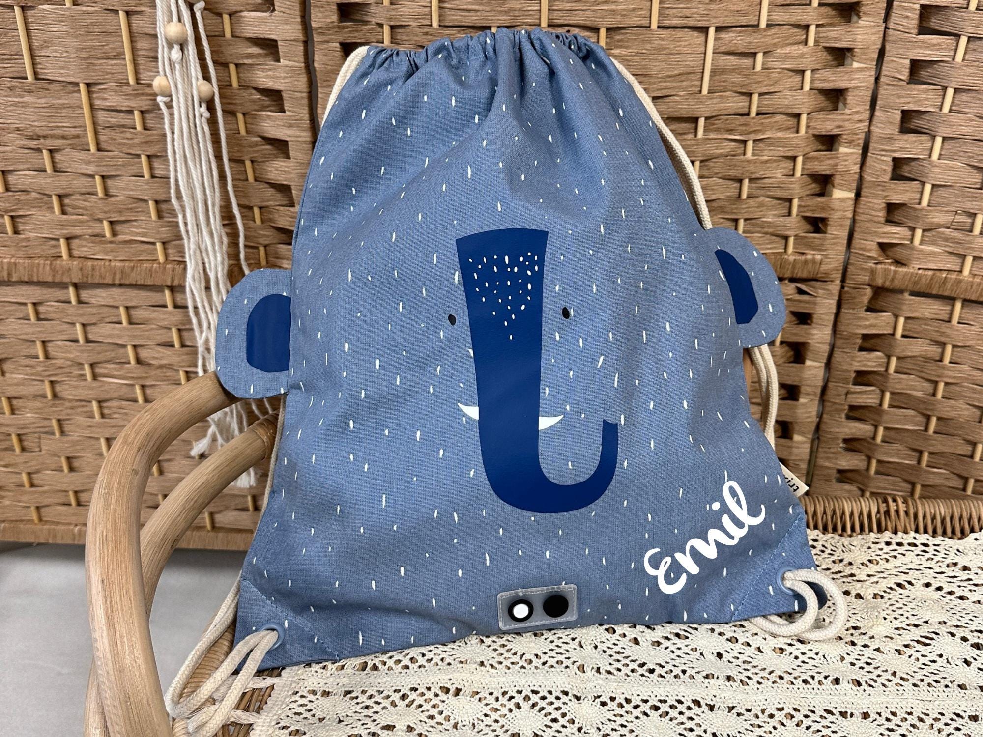 Sac de sport enfant personnalisé éléphant, sac de sport enfant, sac de sport maternelle, sac de sport, sac de sport, sac de sport