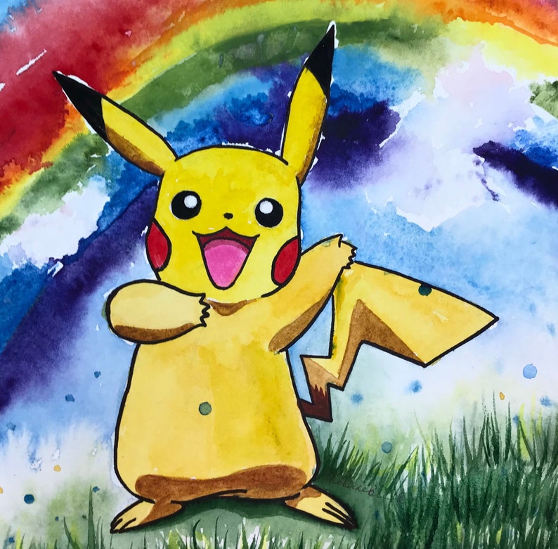 Pokemon Center Original Pikachu drawing Paper Clip with case Pikachu face