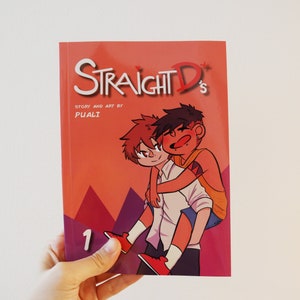 Straight D&#39;s volume 1 | Bande dessinée d&#39;amour LGBTQIA+ | Webcomic Romance BL, édition imprimée