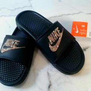 nike benassi jdi rose gold
