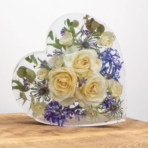 Funeral Flower Preservation / Wedding Flowers Bouquet Etsy UK