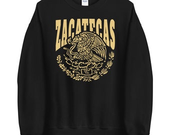 Zacatecas Sweatshirt, Zacatecas Sweater,  Zacatecas Coat of Arms Unisex Sweatshirt