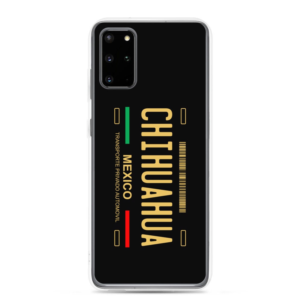 Plaque d'immatriculation Chihuahua Samsung Phone Case, Samsung Galaxy S20 Ultra, Samsung Galaxy S21, Samsung Galaxy S21 Plus, Samsung Galaxy S21 Ultra