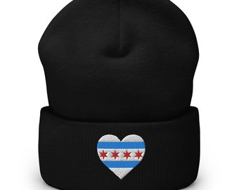 100% Acrylic Beanie Hat MXMAOM9MX Moose Chicago Flag Warm Knitting Hat Mens Womens 
