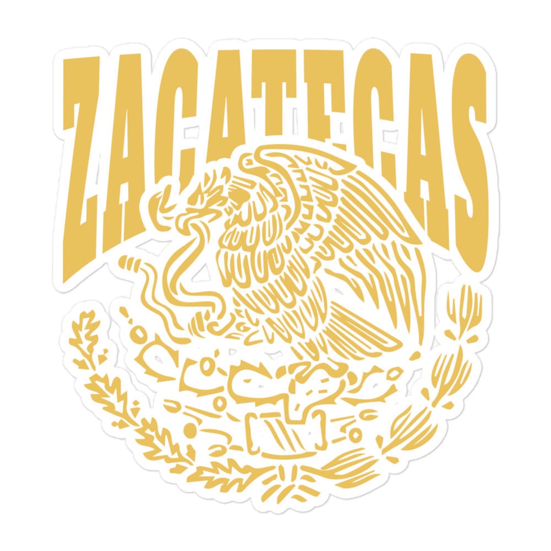 Zacatecas Stickers Zacatecas Decal Mexican State Bubblefree Etsy