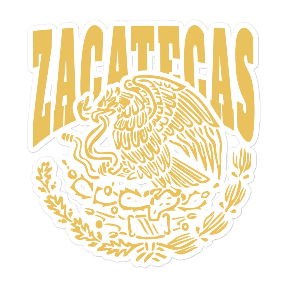 Zacatecas Stickers Zacatecas Decal Mexican State Bubblefree Etsy