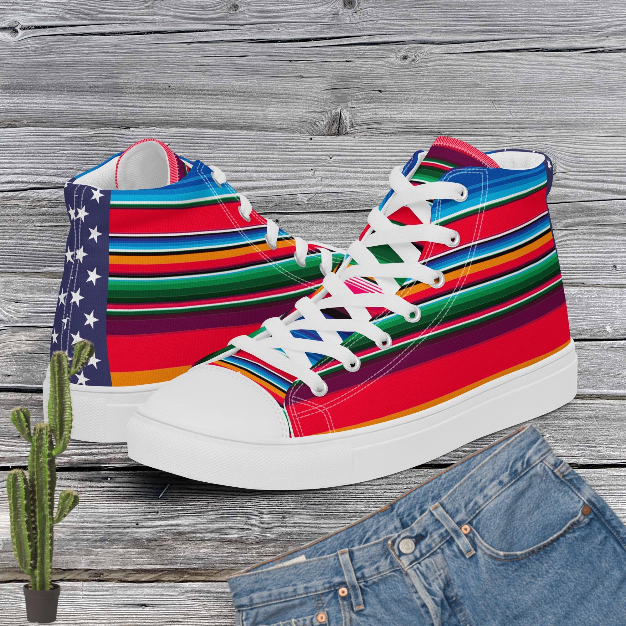 Serape tennis shoes on sale