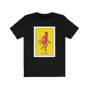 El Diablito Loteria Mexican Bingo Unisex T-Shirt