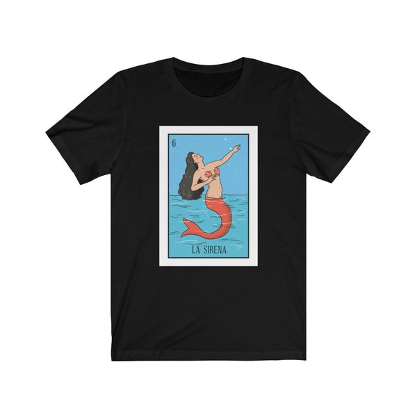 La Sirena Loteria Mexican Bingo Unisex T-Shirt