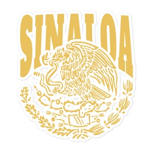 Sinaloa Aufkleber, Sinaloa Aufkleber, Mexikanischer Bundesstaat Bubble-freie Aufkleber