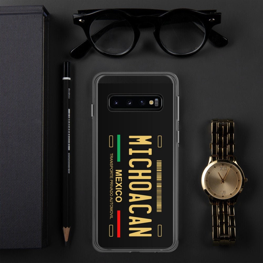 michoacan mexique, plaque d'immatriculation, étui de téléphone, Samsung Galaxy S20, Samsung Galaxy S20 FE, Samsung Galaxy S20 Plus, Samsung Galaxy S20