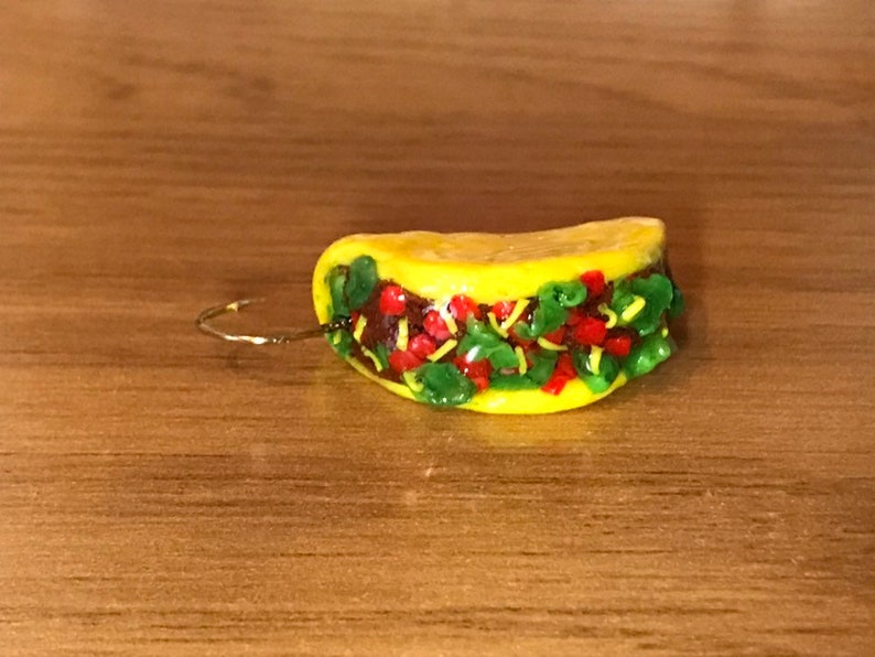 Taco Fish Lure Hook Size 2 Food Lures Fishing Lure Etsy