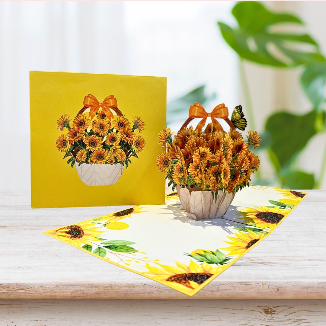 3D Butterfly Pop up Card: Personalized Floral Birthday Card - Etsy