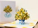 Personalised Daffodils pop up card, 3D daffodil card for any occasion, butterfly birthday, thank you card 