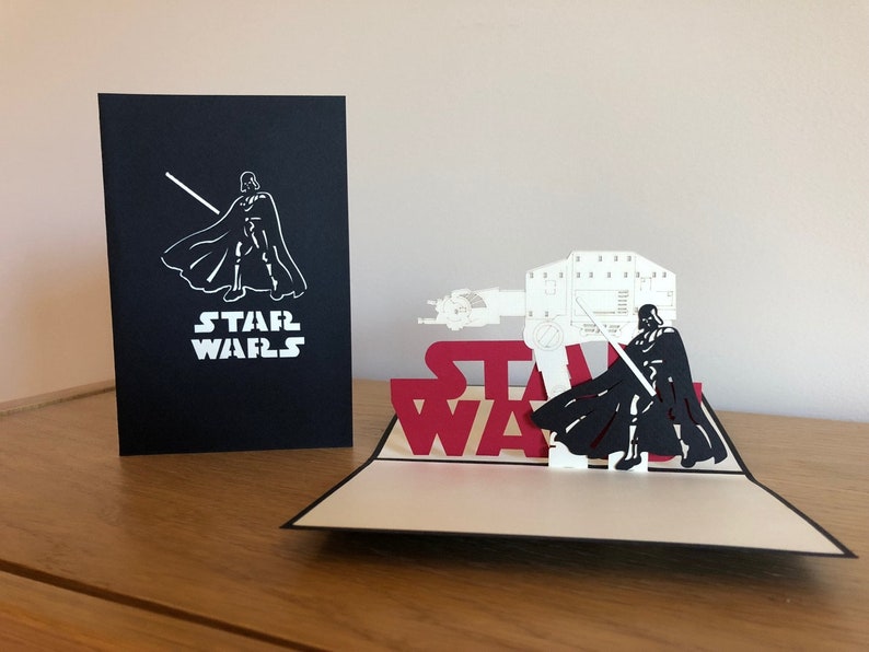 Download Star Wars birthday pop up card Baby Yoda card Mandalorian ...
