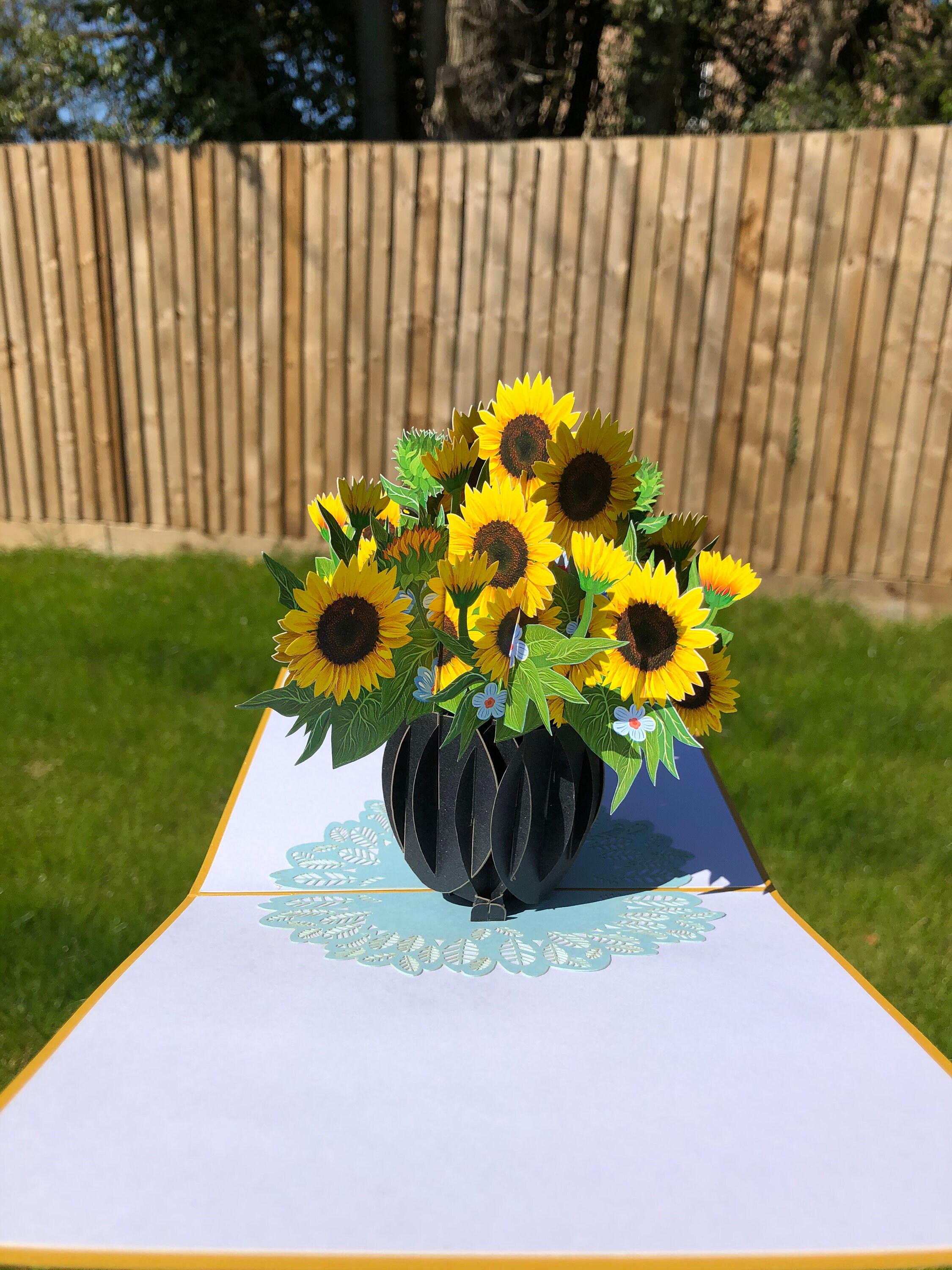 Sonnenblume Pop-up-Karte 3D Sonnenblume Karte für Muttertag | Etsy