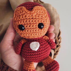 Baby Iron Man Crochet Pattern: Amigurumi Super Hero (PDF Pattern)